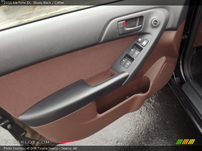 Ebony Black / Coffee 2010 Kia Forte EX