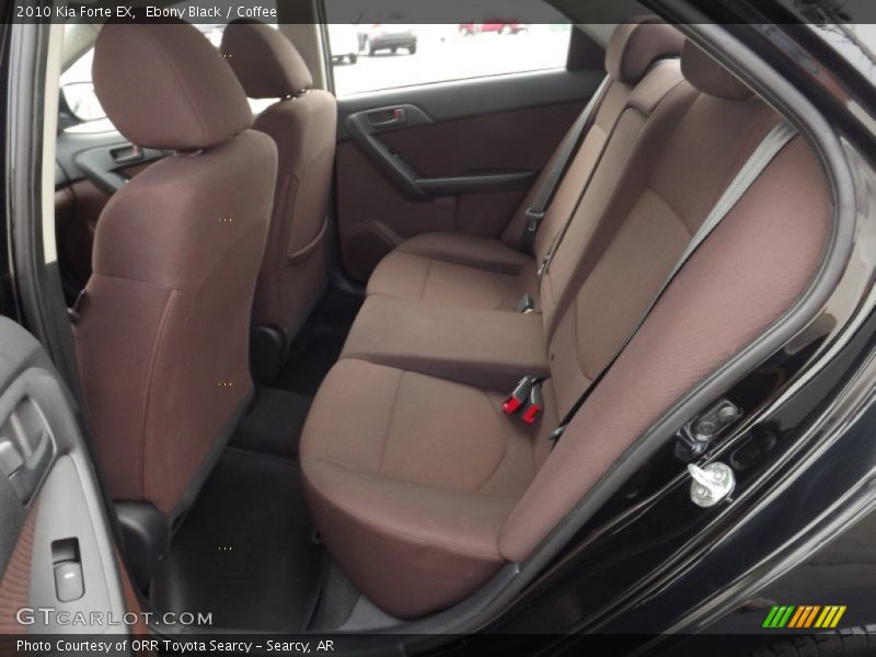 Ebony Black / Coffee 2010 Kia Forte EX