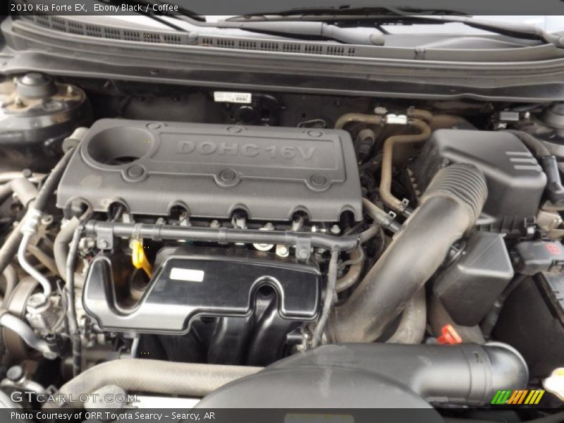 Ebony Black / Coffee 2010 Kia Forte EX