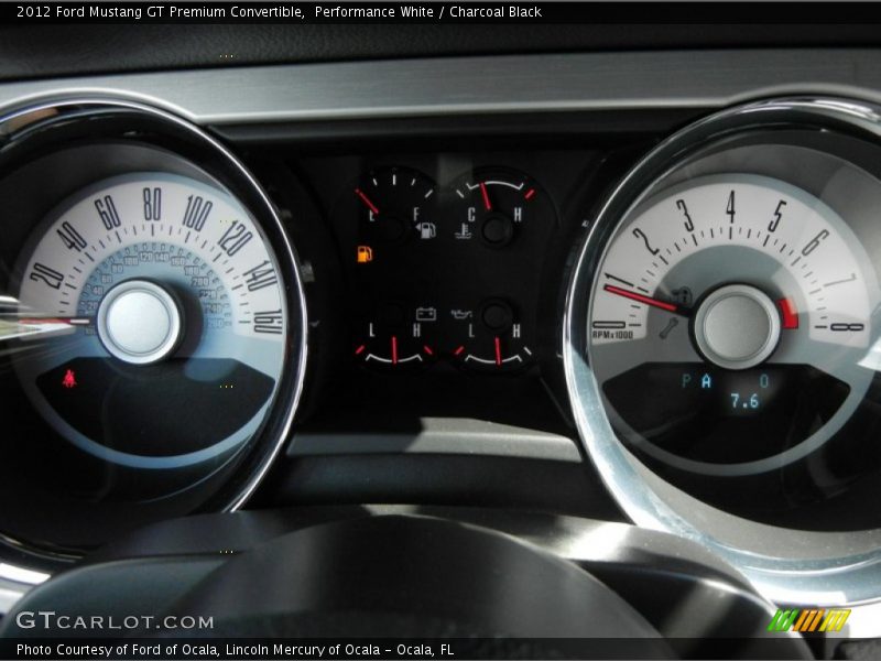  2012 Mustang GT Premium Convertible GT Premium Convertible Gauges