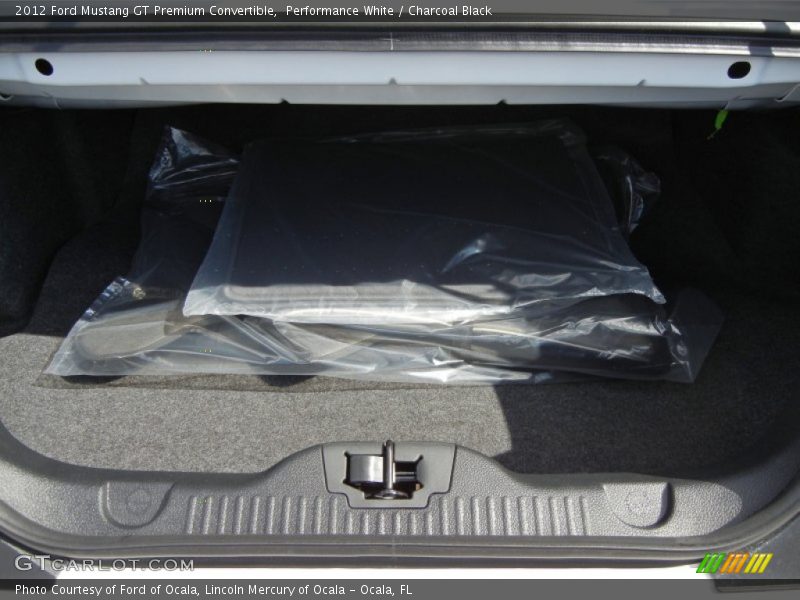  2012 Mustang GT Premium Convertible Trunk