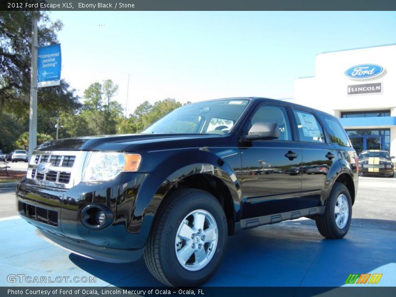 Ebony Black / Stone 2012 Ford Escape XLS
