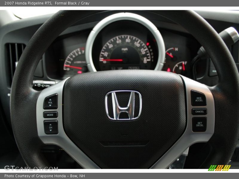 Formal Black / Gray 2007 Honda Ridgeline RTS