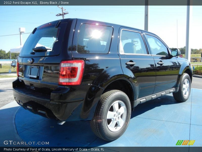 Ebony Black / Stone 2012 Ford Escape XLS