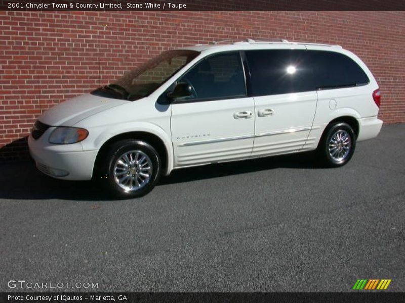 Stone White / Taupe 2001 Chrysler Town & Country Limited