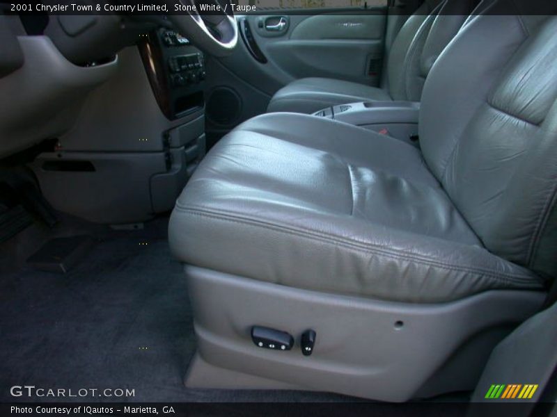 Stone White / Taupe 2001 Chrysler Town & Country Limited