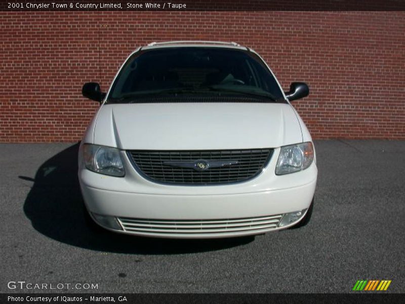 Stone White / Taupe 2001 Chrysler Town & Country Limited
