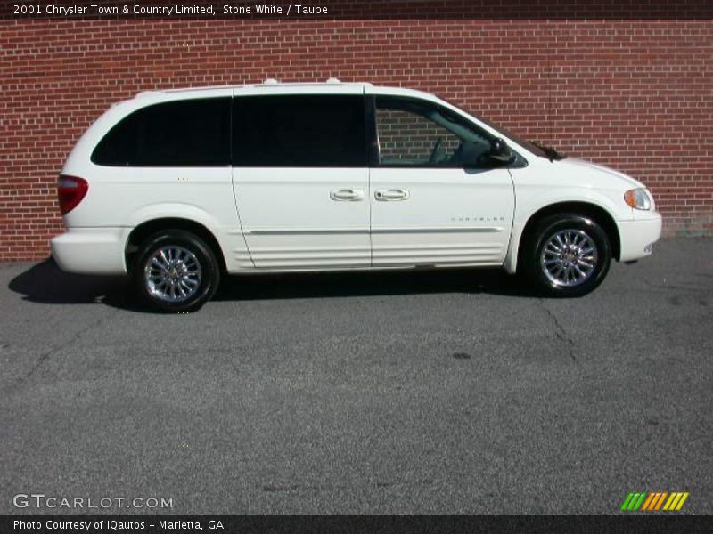 Stone White / Taupe 2001 Chrysler Town & Country Limited