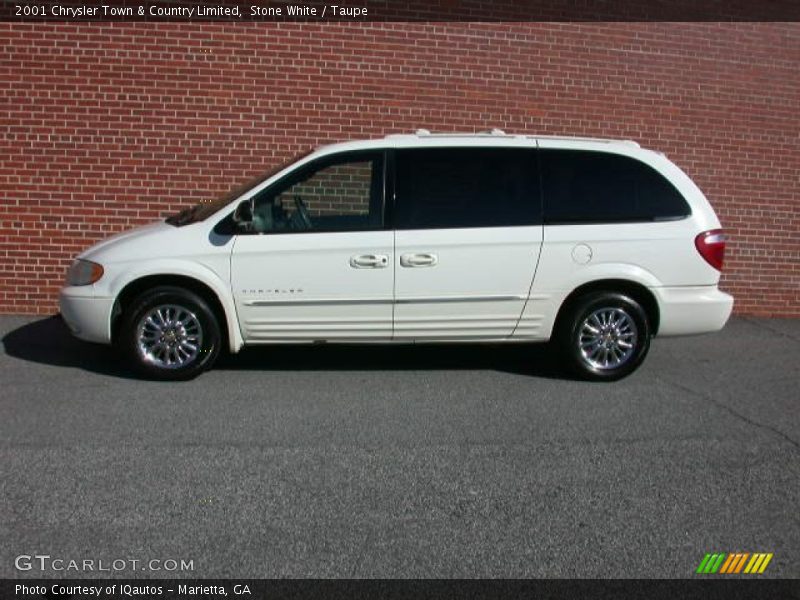 Stone White / Taupe 2001 Chrysler Town & Country Limited