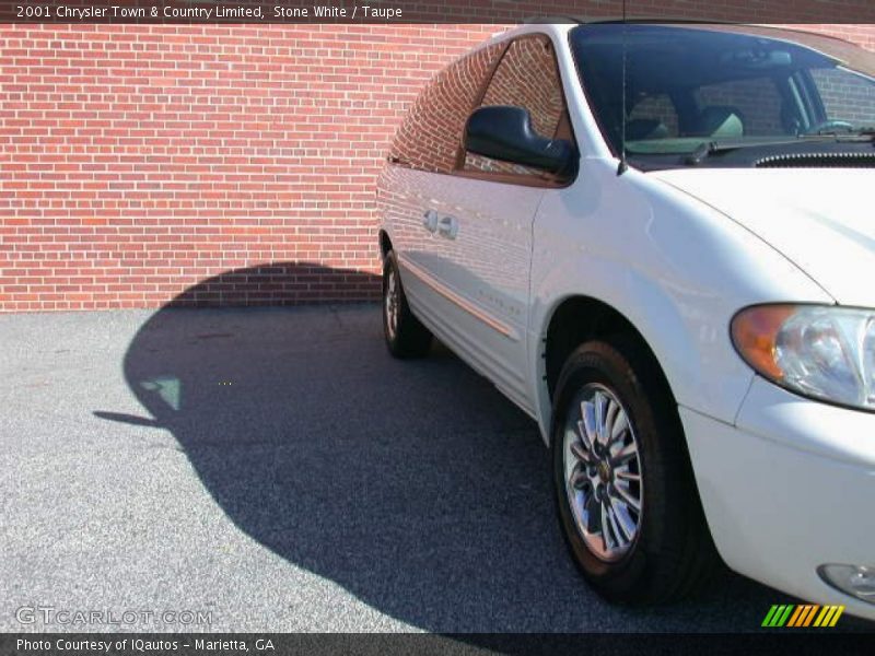 Stone White / Taupe 2001 Chrysler Town & Country Limited