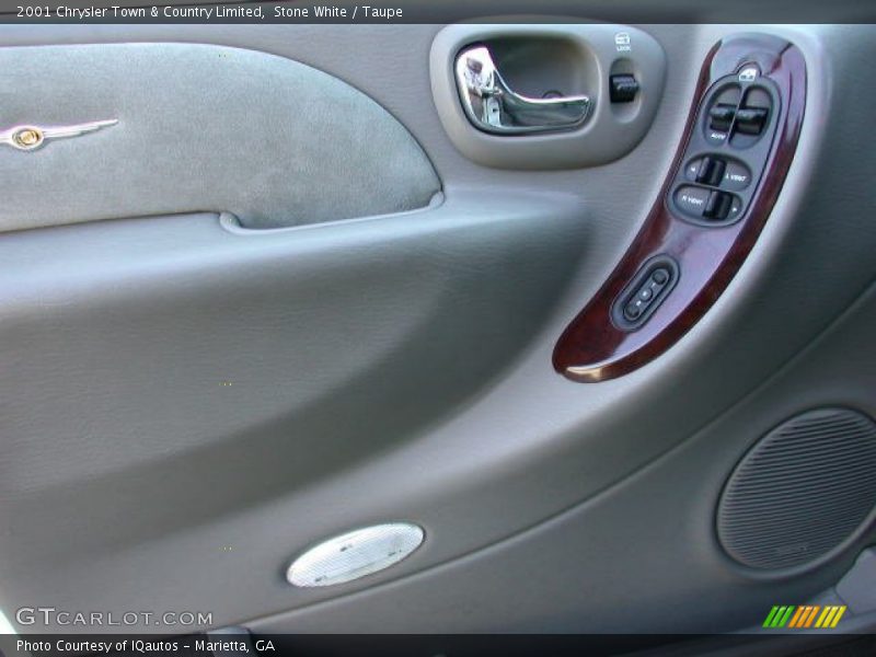 Stone White / Taupe 2001 Chrysler Town & Country Limited