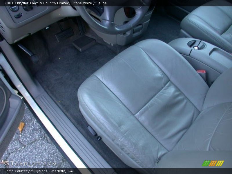 Stone White / Taupe 2001 Chrysler Town & Country Limited