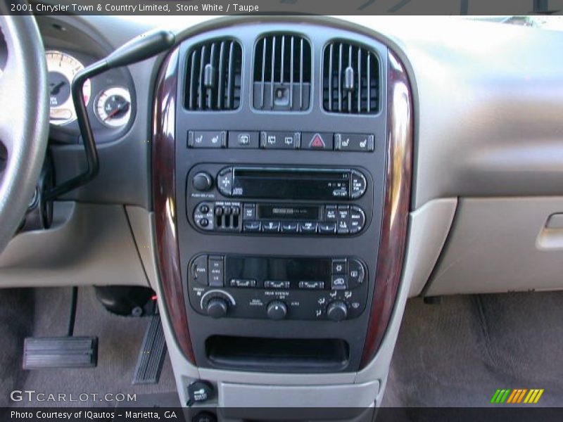 Stone White / Taupe 2001 Chrysler Town & Country Limited