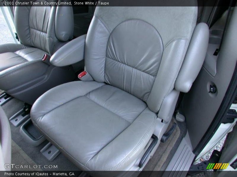 Stone White / Taupe 2001 Chrysler Town & Country Limited