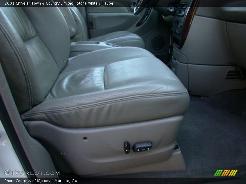 Stone White / Taupe 2001 Chrysler Town & Country Limited