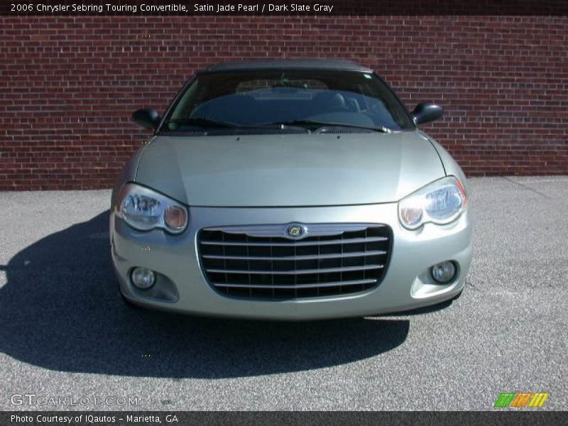 Satin Jade Pearl / Dark Slate Gray 2006 Chrysler Sebring Touring Convertible