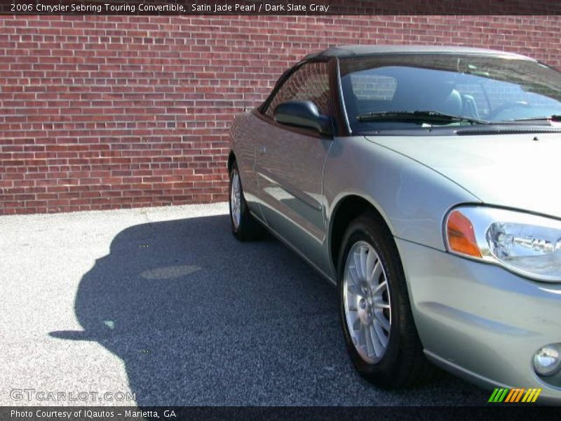 Satin Jade Pearl / Dark Slate Gray 2006 Chrysler Sebring Touring Convertible