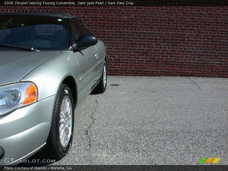 Satin Jade Pearl / Dark Slate Gray 2006 Chrysler Sebring Touring Convertible