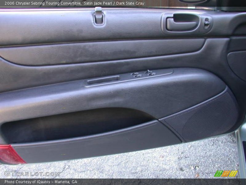 Satin Jade Pearl / Dark Slate Gray 2006 Chrysler Sebring Touring Convertible