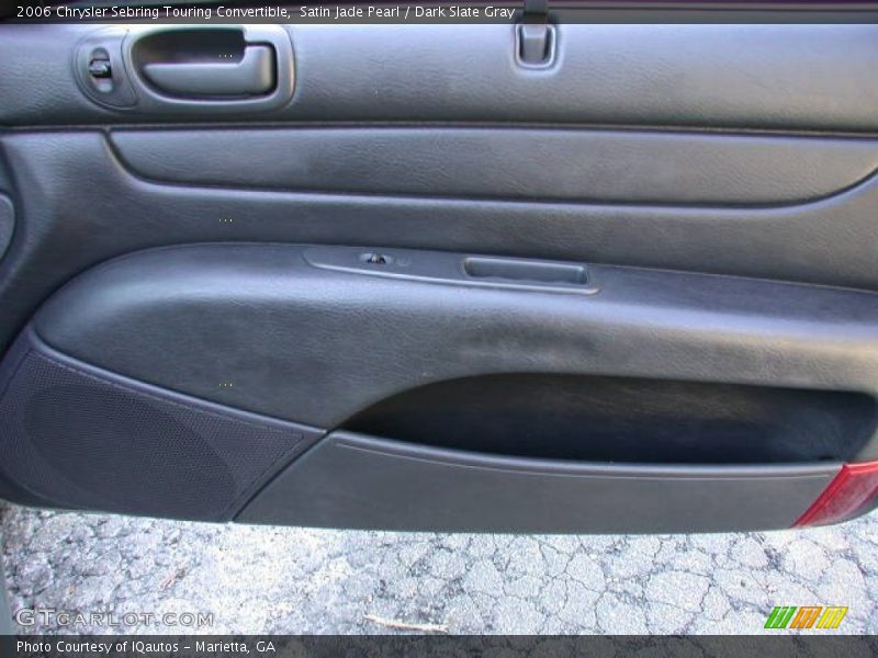 Satin Jade Pearl / Dark Slate Gray 2006 Chrysler Sebring Touring Convertible