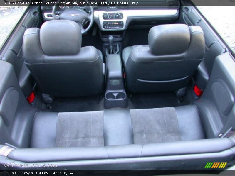 Satin Jade Pearl / Dark Slate Gray 2006 Chrysler Sebring Touring Convertible