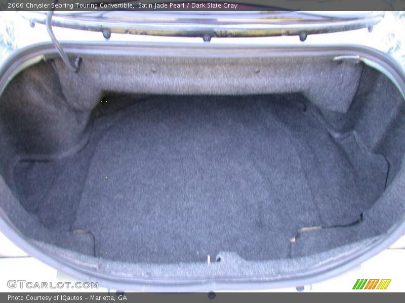 Satin Jade Pearl / Dark Slate Gray 2006 Chrysler Sebring Touring Convertible