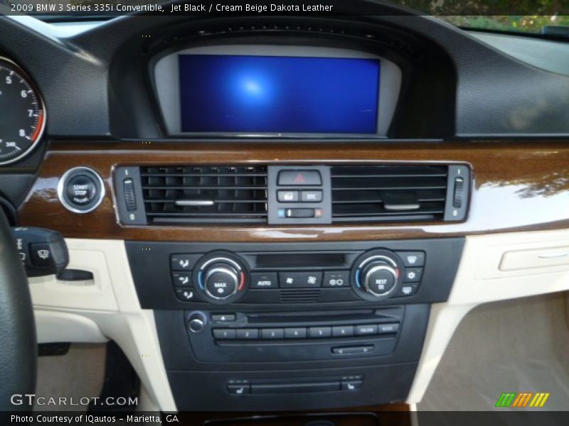 Jet Black / Cream Beige Dakota Leather 2009 BMW 3 Series 335i Convertible