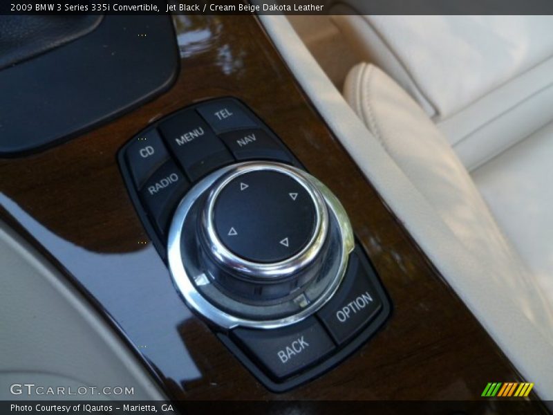 Jet Black / Cream Beige Dakota Leather 2009 BMW 3 Series 335i Convertible
