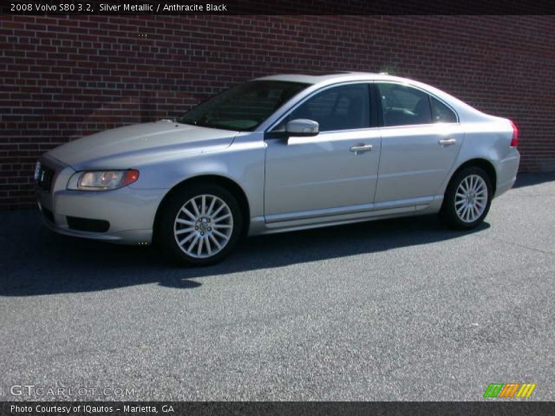 Silver Metallic / Anthracite Black 2008 Volvo S80 3.2