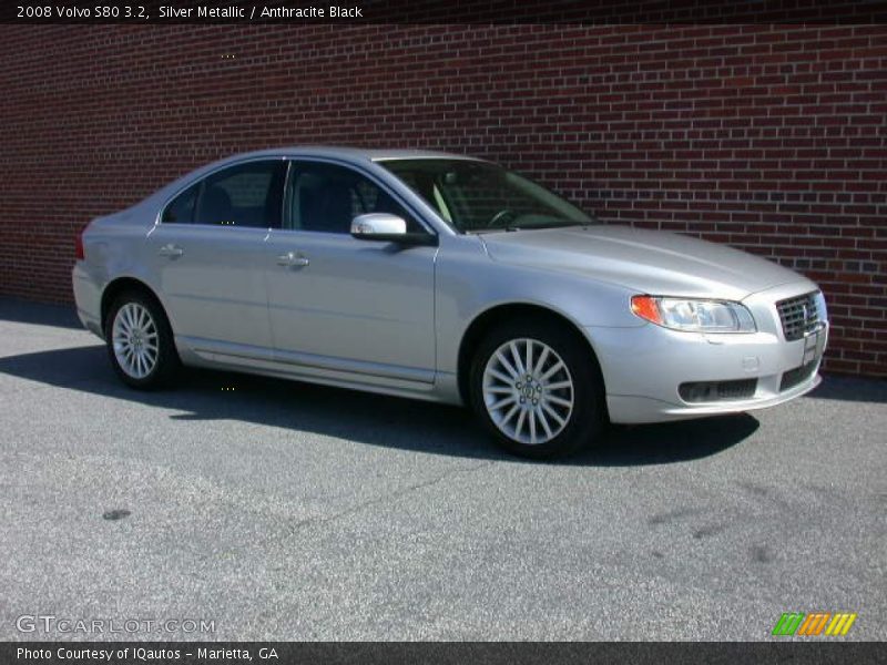Silver Metallic / Anthracite Black 2008 Volvo S80 3.2