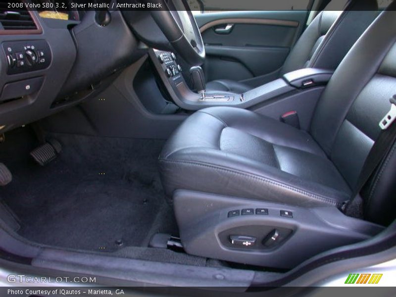 Silver Metallic / Anthracite Black 2008 Volvo S80 3.2