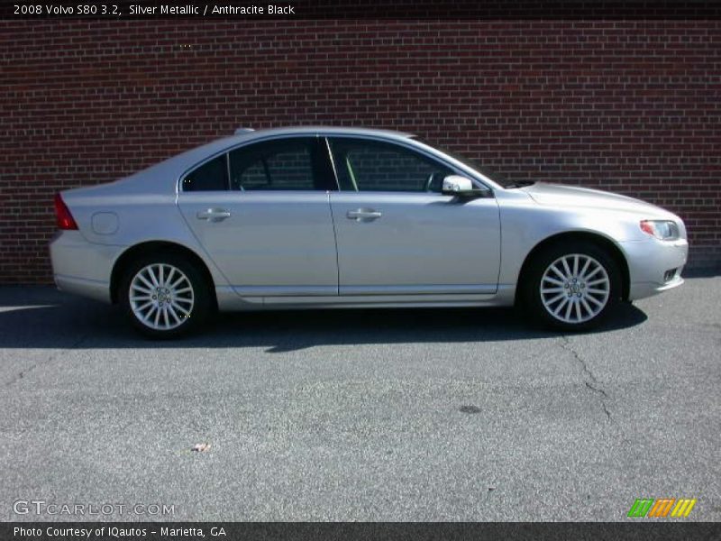 Silver Metallic / Anthracite Black 2008 Volvo S80 3.2