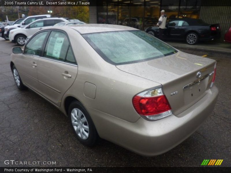Desert Sand Mica / Taupe 2006 Toyota Camry LE