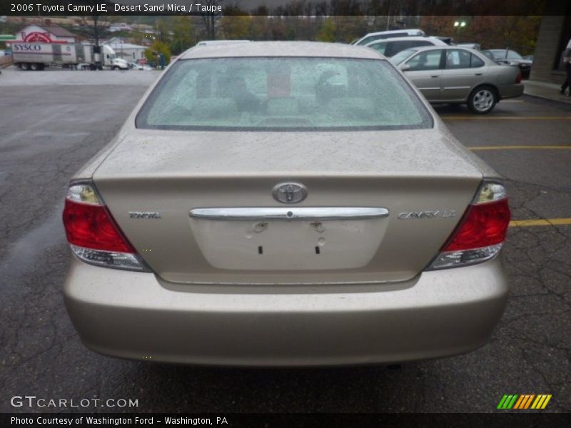 Desert Sand Mica / Taupe 2006 Toyota Camry LE