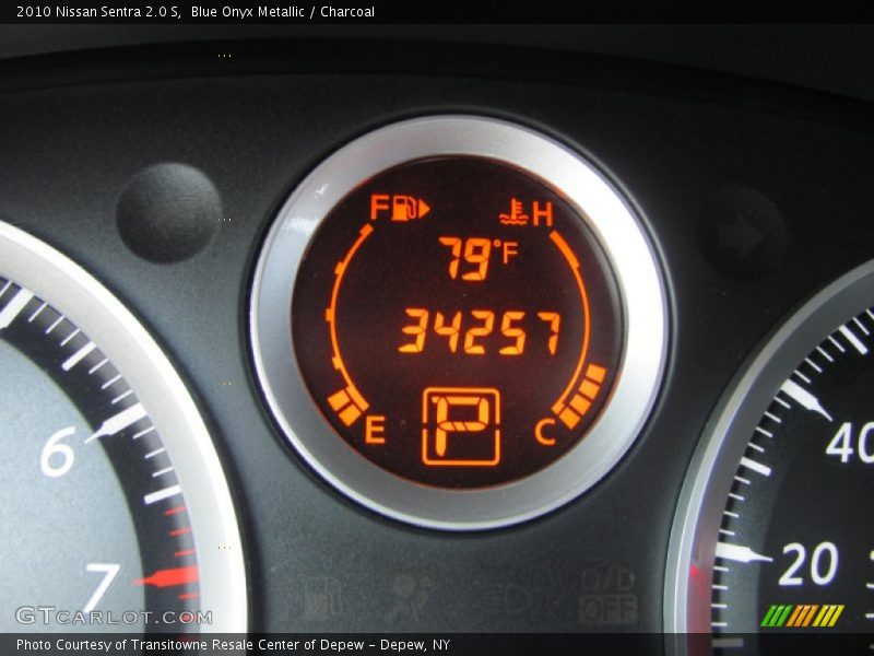 Blue Onyx Metallic / Charcoal 2010 Nissan Sentra 2.0 S