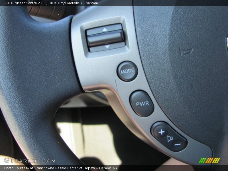 Blue Onyx Metallic / Charcoal 2010 Nissan Sentra 2.0 S