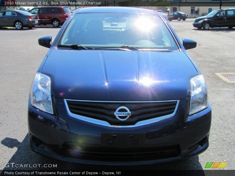 Blue Onyx Metallic / Charcoal 2010 Nissan Sentra 2.0 S