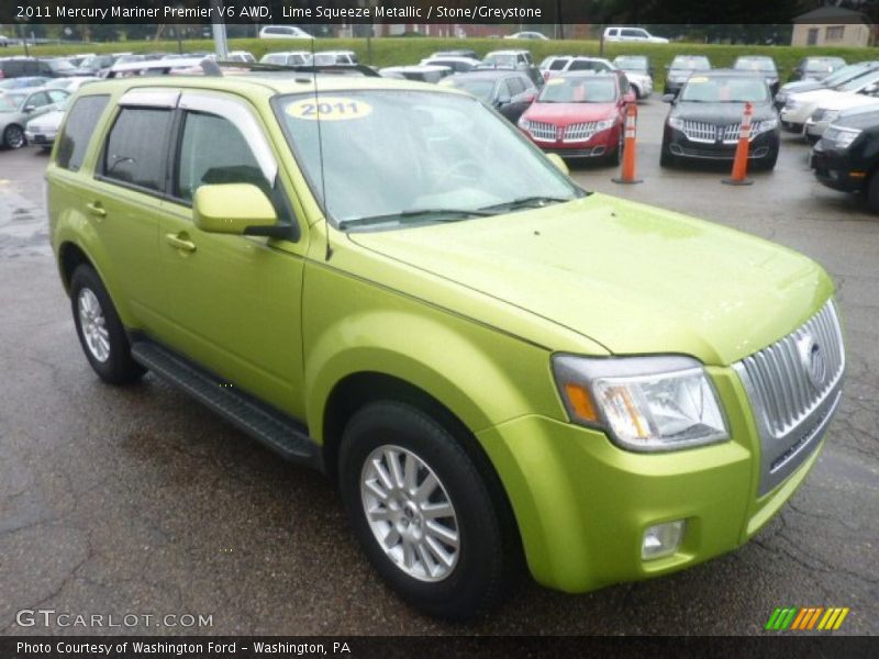  2011 Mariner Premier V6 AWD Lime Squeeze Metallic