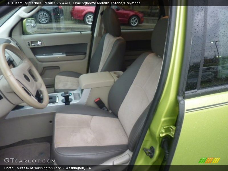  2011 Mariner Premier V6 AWD Stone/Greystone Interior
