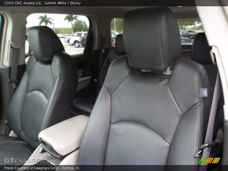 Summit White / Ebony 2009 GMC Acadia SLE