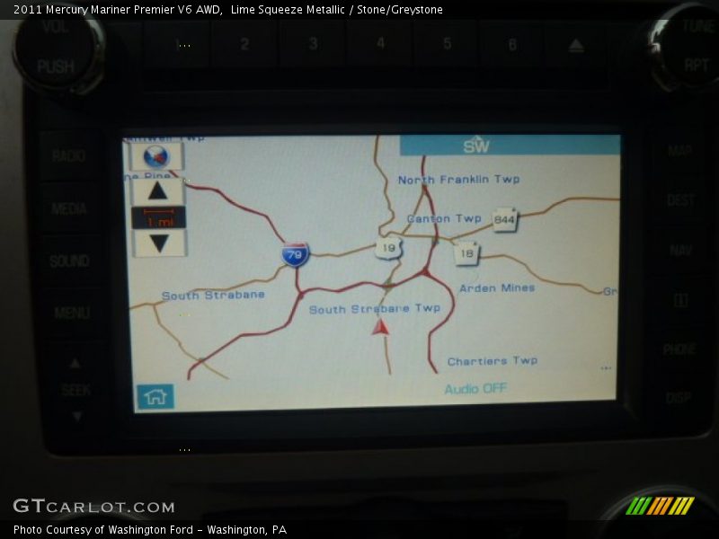 Navigation of 2011 Mariner Premier V6 AWD