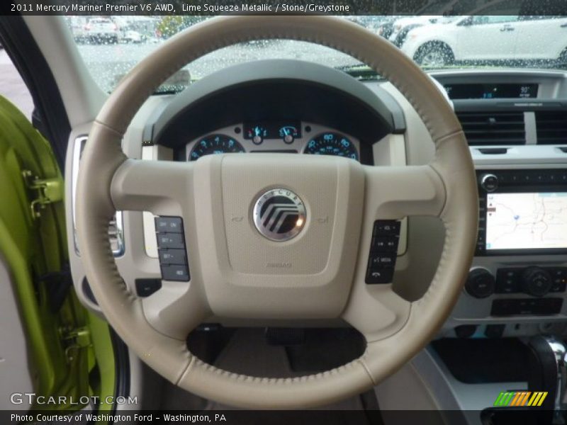  2011 Mariner Premier V6 AWD Steering Wheel
