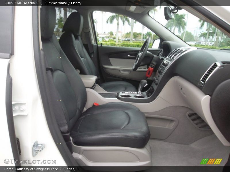 Summit White / Ebony 2009 GMC Acadia SLE