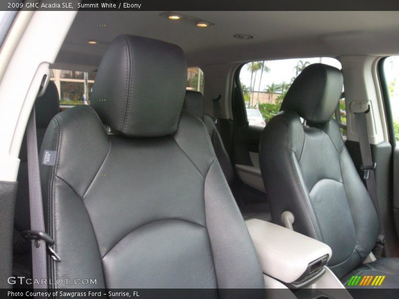 Summit White / Ebony 2009 GMC Acadia SLE