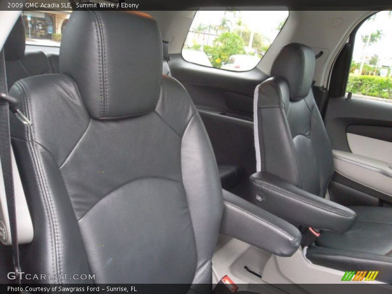 Summit White / Ebony 2009 GMC Acadia SLE