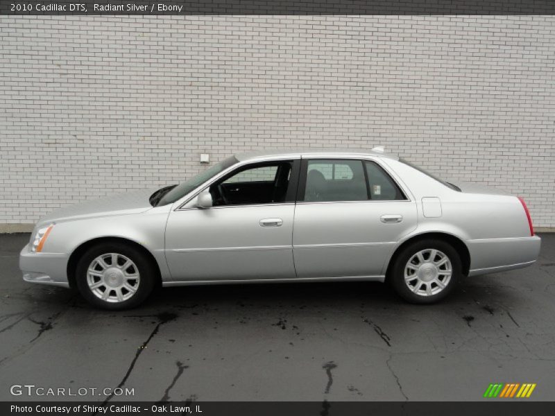 Radiant Silver / Ebony 2010 Cadillac DTS