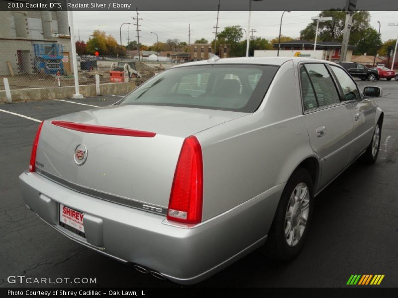 Radiant Silver / Ebony 2010 Cadillac DTS