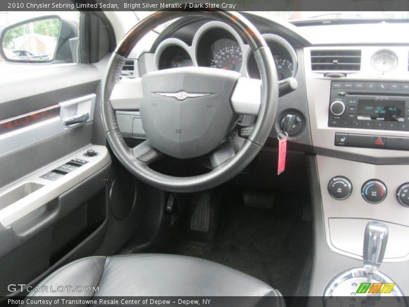 Bright Silver Metallic / Dark Slate Gray 2010 Chrysler Sebring Limited Sedan