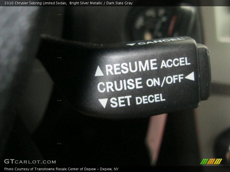 Bright Silver Metallic / Dark Slate Gray 2010 Chrysler Sebring Limited Sedan