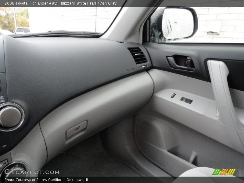 Blizzard White Pearl / Ash Gray 2008 Toyota Highlander 4WD